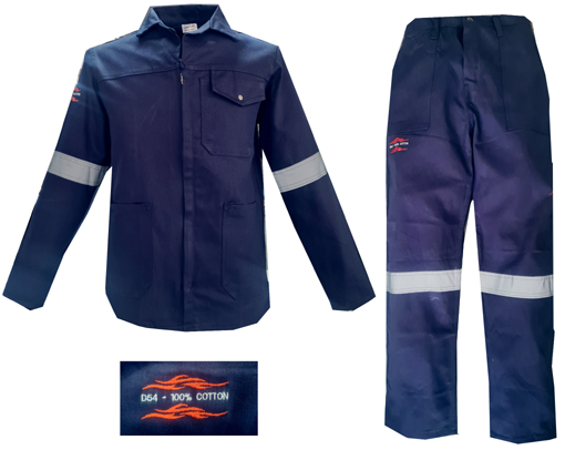 D54 100% Cotton Navy Overall