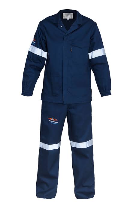 D59 2pcs flame and acid retardant work suit