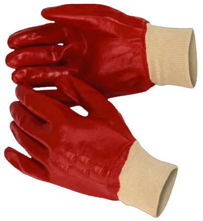 PVC Knit Wrist Glove