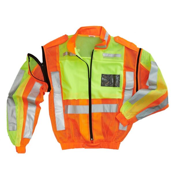 Metro Reflective Jacket with Detachable Sleeves